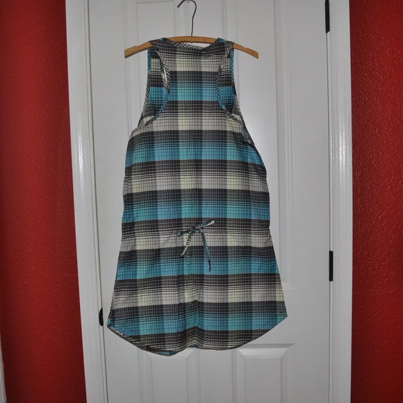 New NIKE 6.0 Plaid Fillmore Dress - Grey/Aqua [C7] - Picture 6 of 8